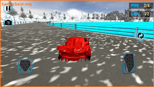 Lamborghini Car Snow Racing screenshot