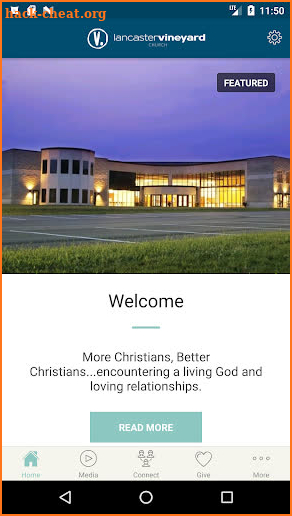 Lancaster Vineyard Church screenshot