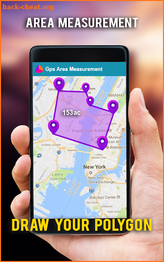 Land Measurement and location tracker app screenshot