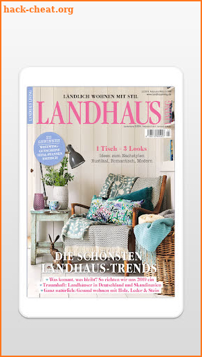 LANDHAUS LIVING · epaper screenshot