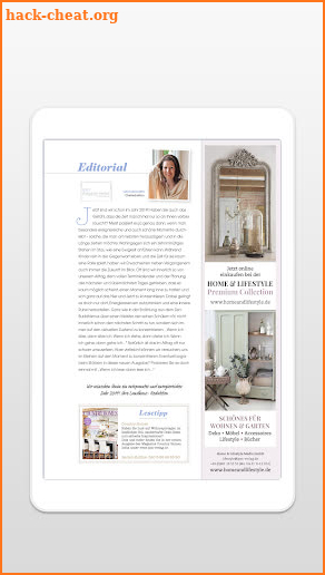 LANDHAUS LIVING · epaper screenshot