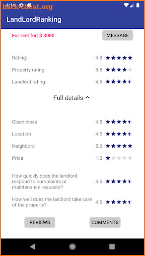 LandlordRanking - Rate Your Landlord screenshot