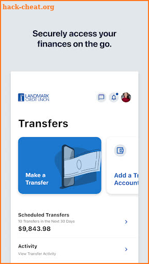 Landmark Credit Union Mobile screenshot
