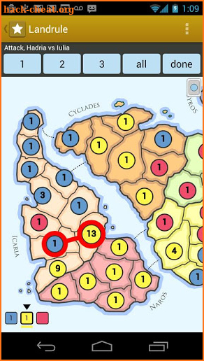 Landrule Strategy vs Risk screenshot