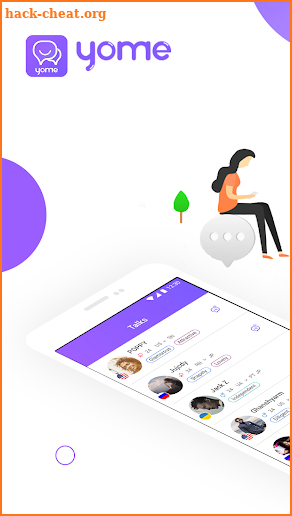 Language Exchange Meet and Talk to World YoMe screenshot