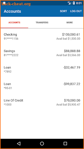 LanierFCU screenshot