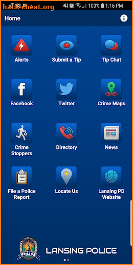 Lansing Police Department (Michigan) screenshot