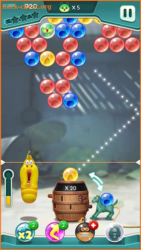 Larva Bubble Pop screenshot