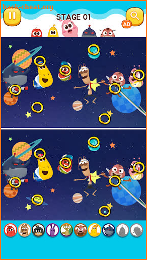 LARVA Find Differences screenshot