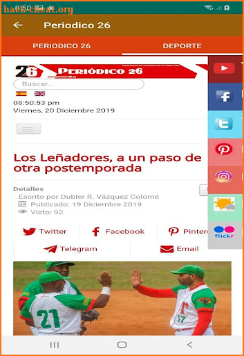 Las Tunas Emisoras de Radios y Periodico screenshot