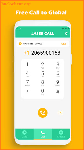 Laser Call - International WiFi Phone Call screenshot