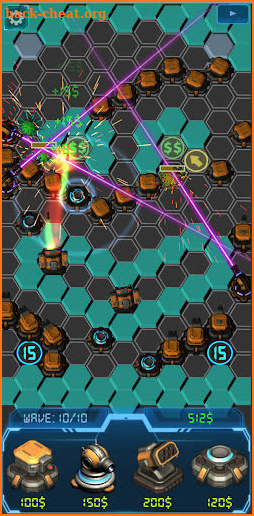 Laser Defense 2: Microbes Attack screenshot