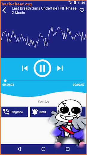 Last Breath Sans FNF Ringtone screenshot