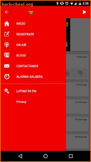 LATINO 99 FM PURA SALSA screenshot