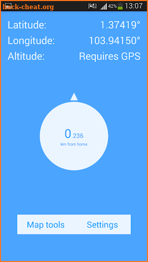 Latitude and Longitude screenshot