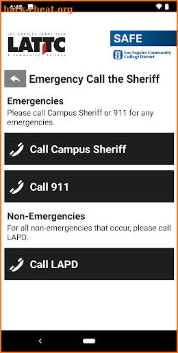 LATTC SAFE screenshot