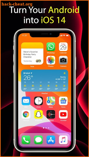 Launcher iOS 14 screenshot