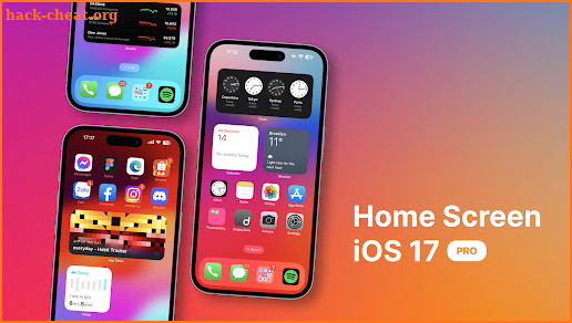 Launcher iOS 17 Pro screenshot