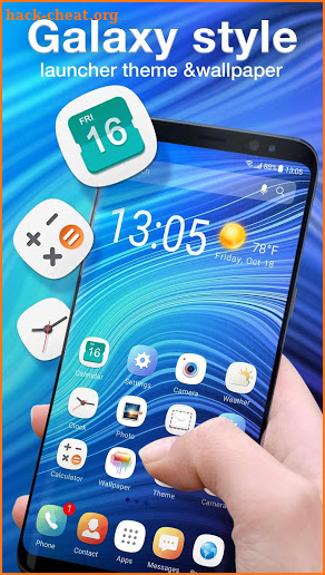 Launcher theme for galaxy screenshot