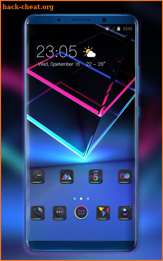 Launcher theme for samsung galaxy A8s screenshot