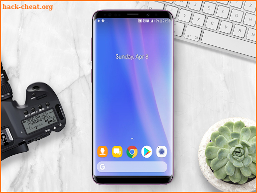 Launcher theme modern design for android screenshot