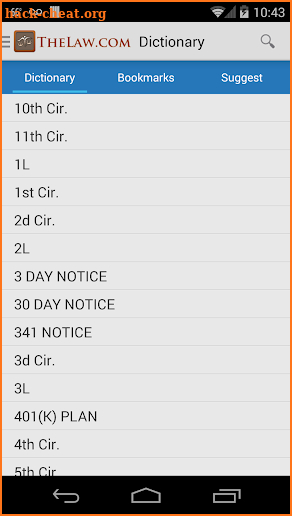 Law Dictionary & Guide Pro screenshot
