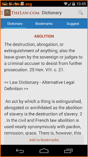 Law Dictionary & Guide Pro screenshot