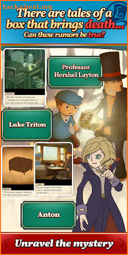 Layton: Diabolical Box in HD screenshot