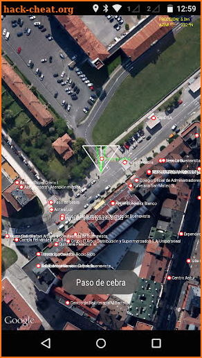 Lazzus: blind gps assistant screenshot