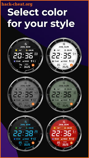 LCD old watchface. Retro sport screenshot