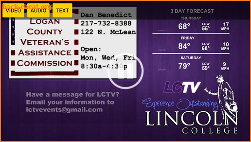 LCTV at Lincoln College screenshot