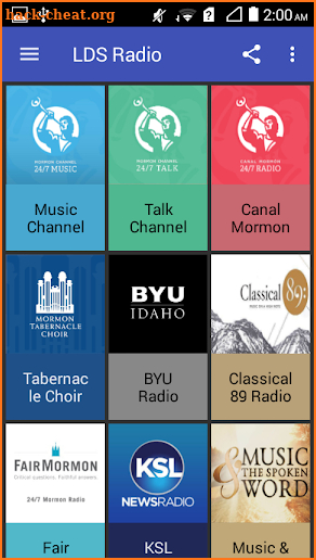 LDS Radio Stations Mormon Channel screenshot