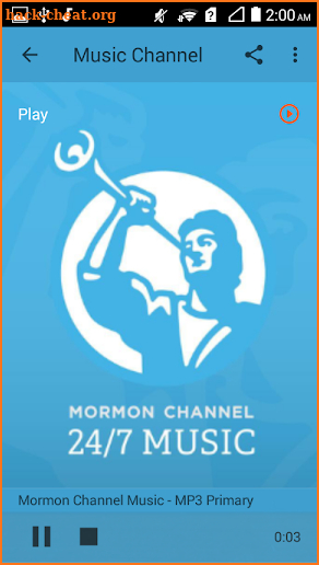 LDS Radio Stations Mormon Channel screenshot