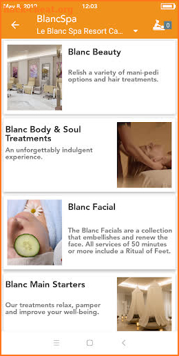 Le Blanc Spa Resorts screenshot