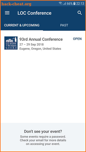 League of Oregon Cities Annual Conference screenshot