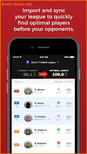 LeagueSync - Fantasy Football screenshot