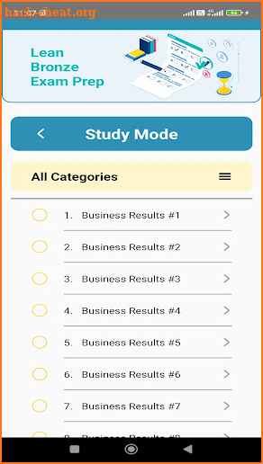 Lean Bronze Exam Prep screenshot