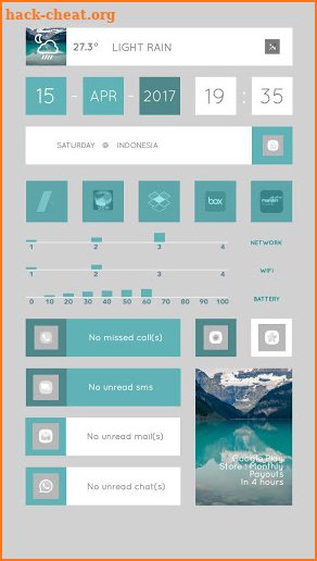 Lean Theme for Total Launcher screenshot