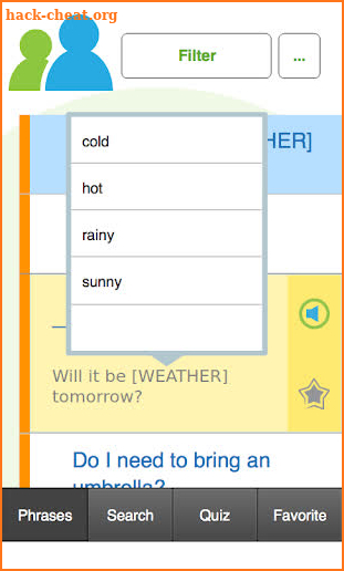 Learn Cebuano Phrasebook screenshot