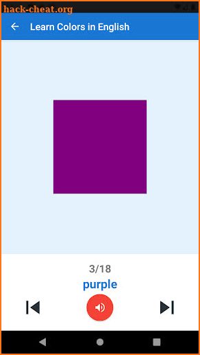 Learn Colors in English screenshot