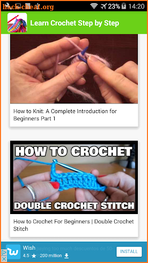 Learn Crochet Step by Step screenshot