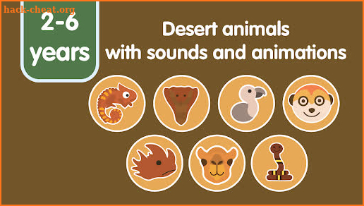 Learn Desert Animals for kids screenshot