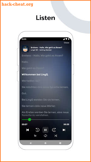 Learn German Through Content screenshot