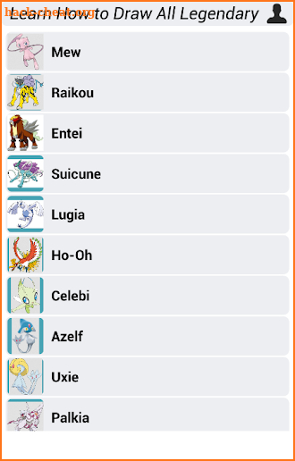 Learn How to Draw All Legendary Pokemon screenshot