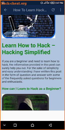 Learn How to Hack – (Guides) screenshot