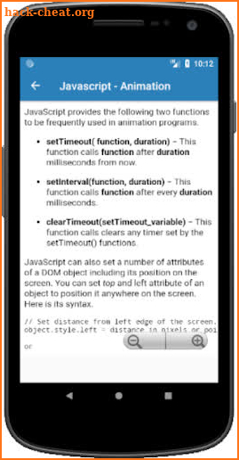 Learn JavaScript Offline screenshot