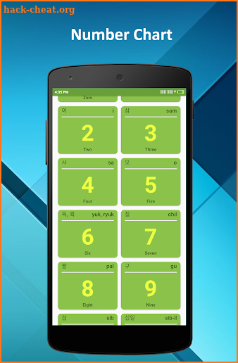 Learn Korean Number Easily - Korean 123 - Counting screenshot