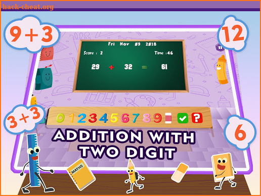 Learn Math Addition Quiz App screenshot