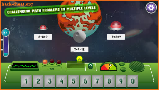 Learn Math - Space Math Hero screenshot