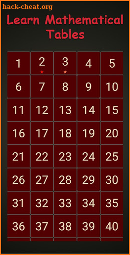 Learn Multiplication tables screenshot